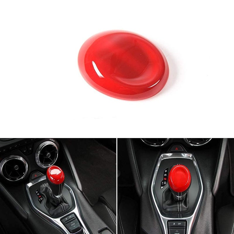 CheroCar for Camaro Interior Accessories Gears Panel Trim Shift Cover for Chevrolet Camaro 2017-2025, Red Decorationâ€¦ - Image 3